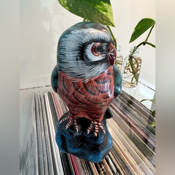 Hand Painted Owl Decor - Picture 2 of 4